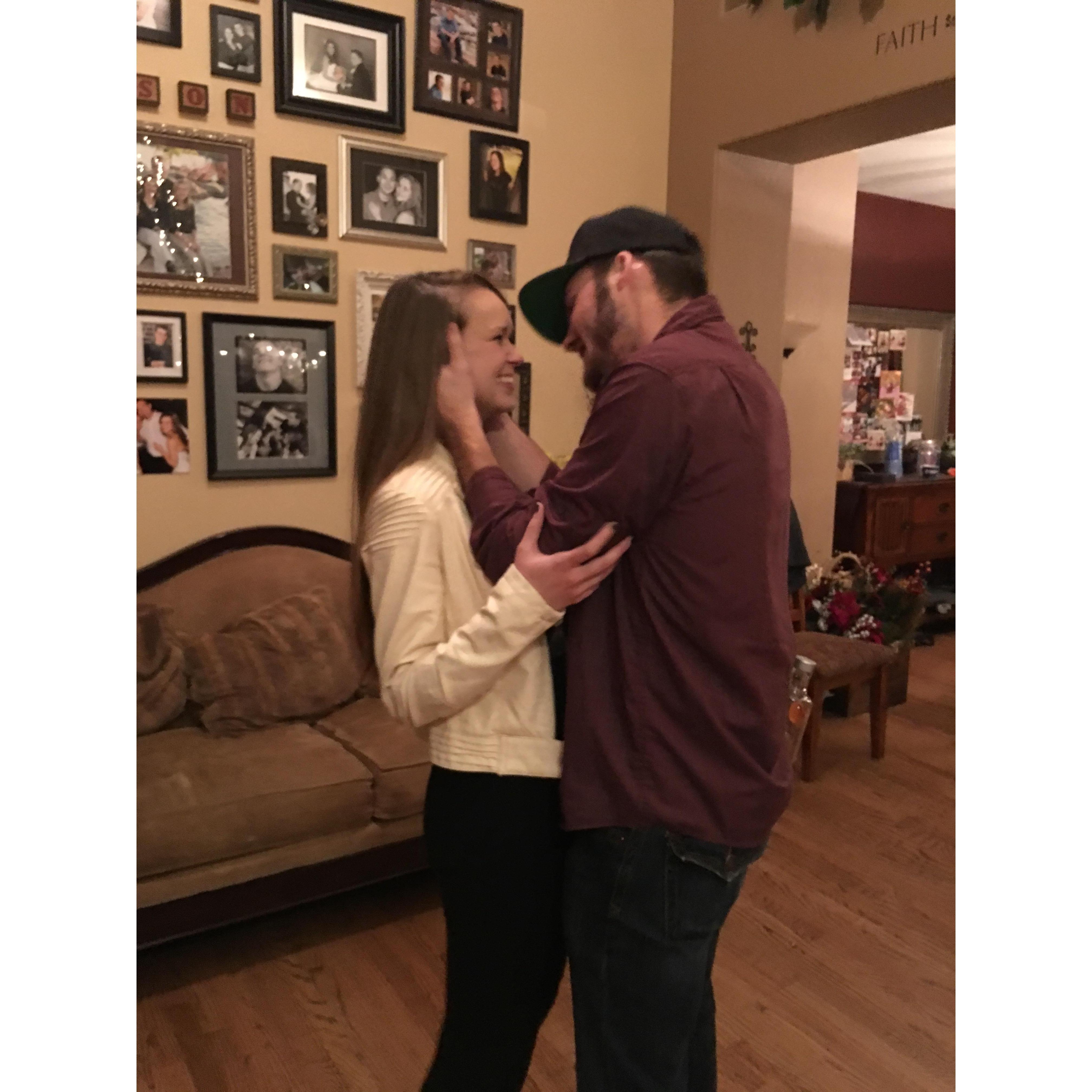 New Years 2017 - where Devon apparently told Hannah that he was going to marry Brittney ;)