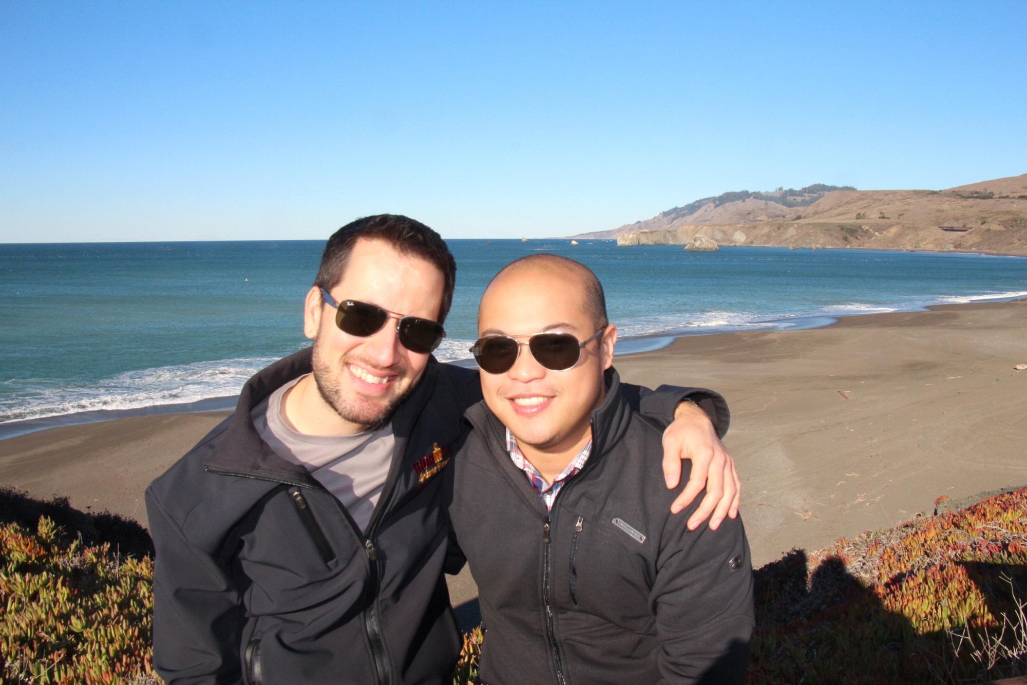 Visiting Goat Rock Beach (Jenner, CA). Photography by Papa (Jim Kosbie).