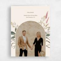 Beige Wedding Thank You - Monahan Photo