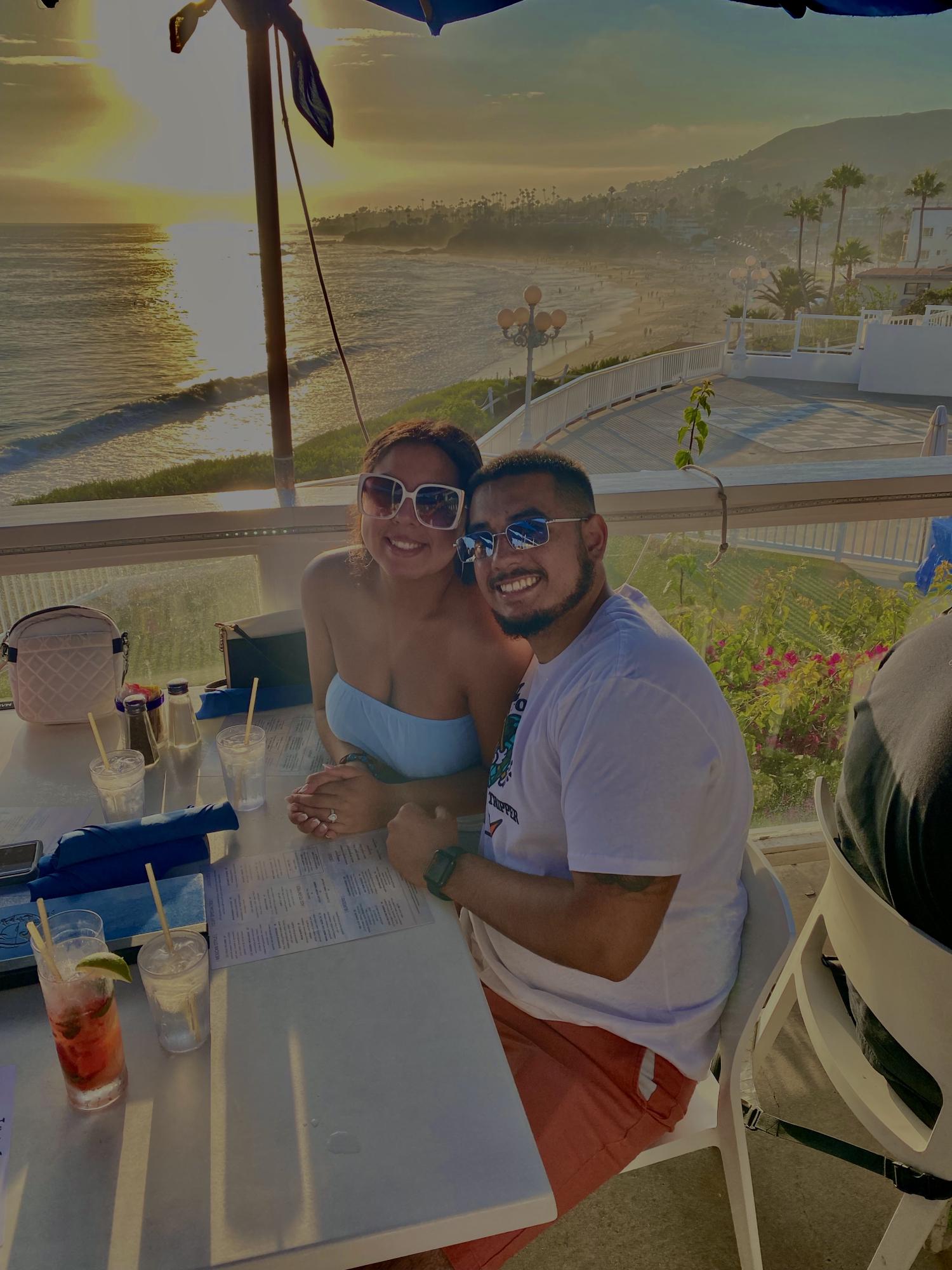 Our engagement celebration dinner! Beautiful scenery, delicious food & drinks, amazing memories! Cannot wait to go back to cali soon!