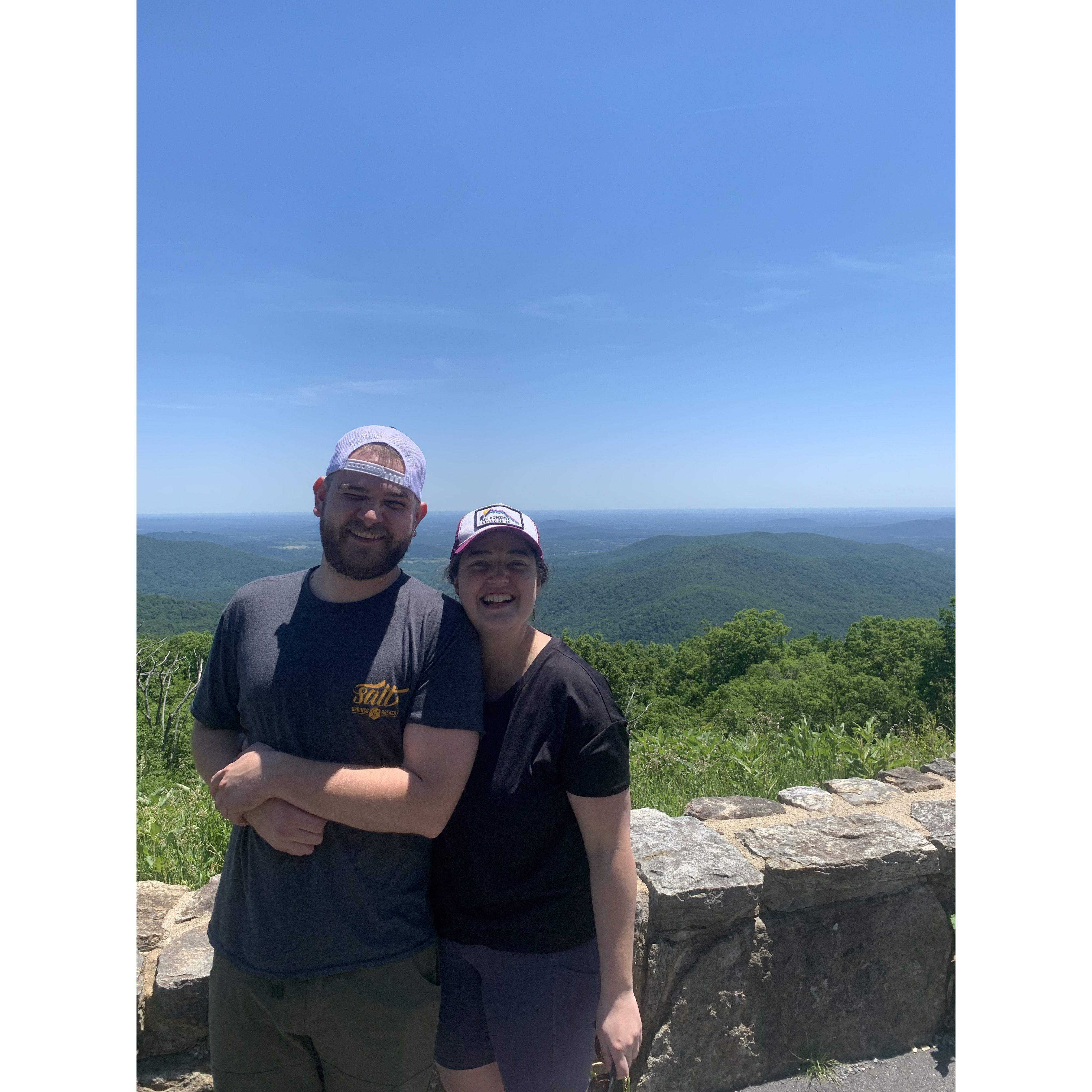 In Shenandoah National Park, just an hour and a half from where we live!