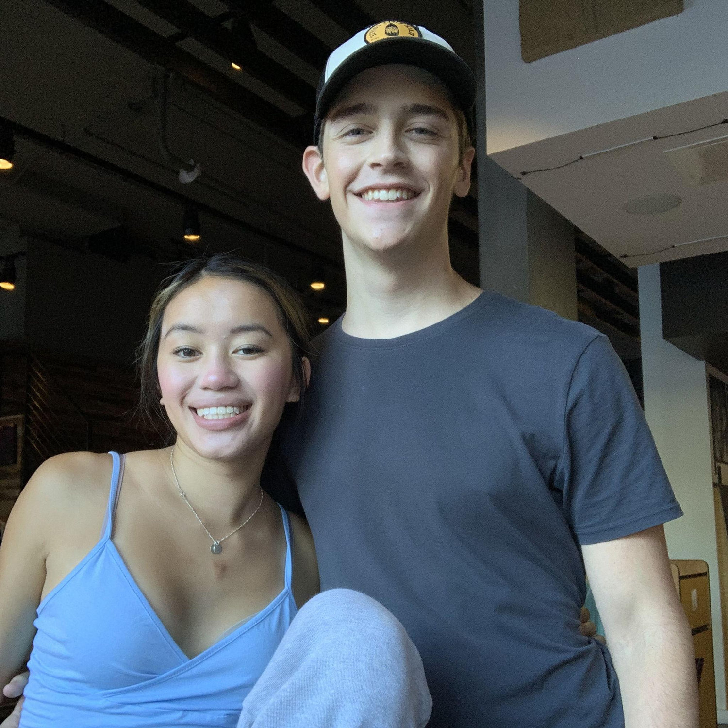 Another coffee shop date... can you believe I used to wear such tiny clothes?!