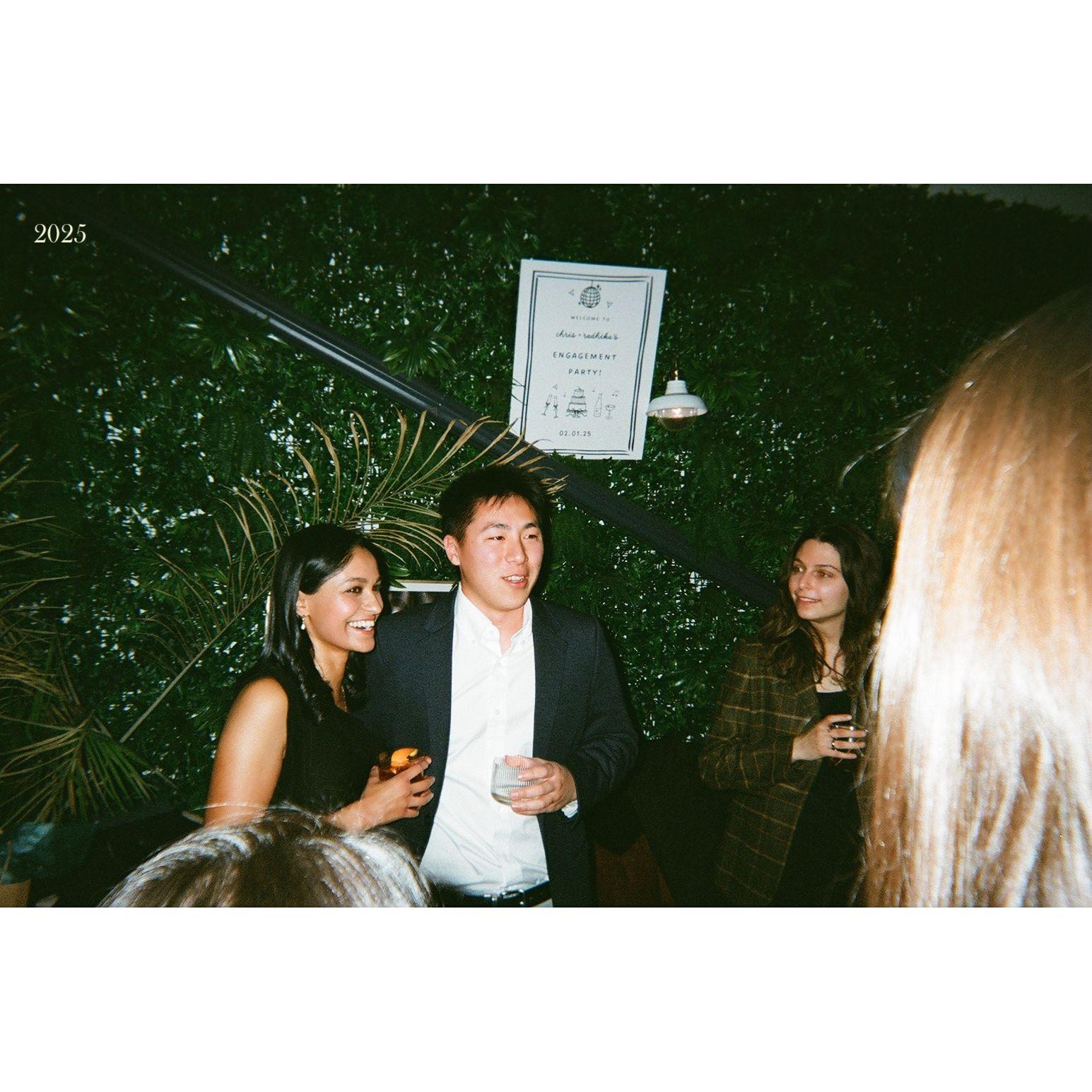 2025: Engagement party with friends in Brooklyn