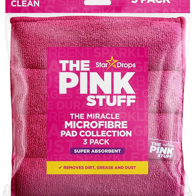 Stardrops – The Pink Stuff – Miracle Microfibre Pad Collection 3 Pack