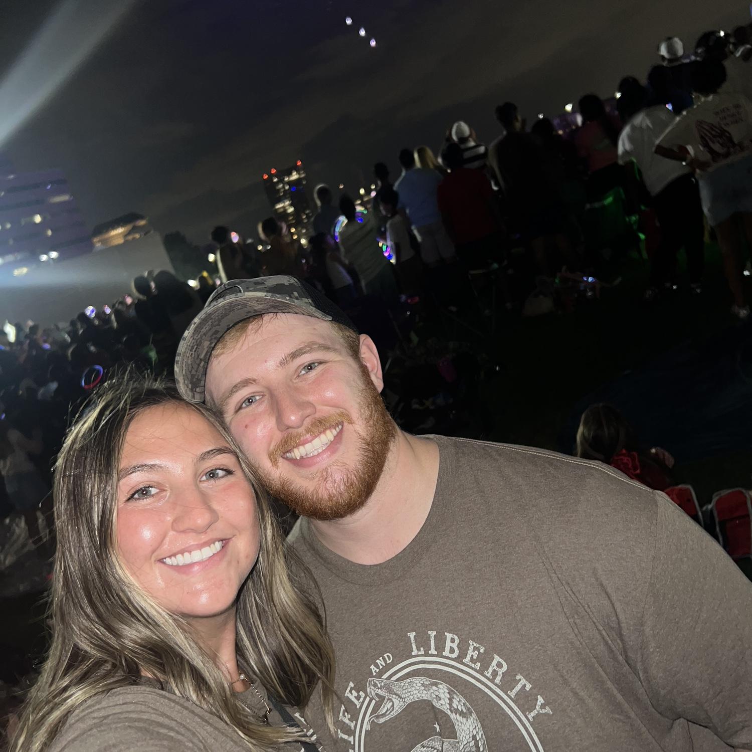 Went to see an AMAZING drone and firework show in Irving, TX to celebrate the 4th of July