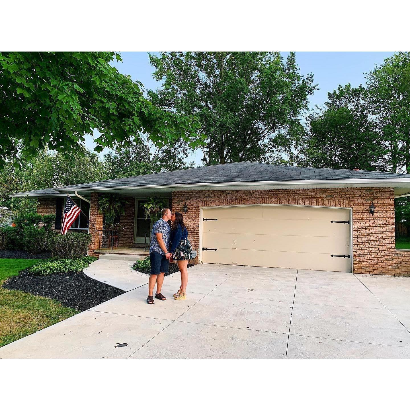 Our first home we bought together!