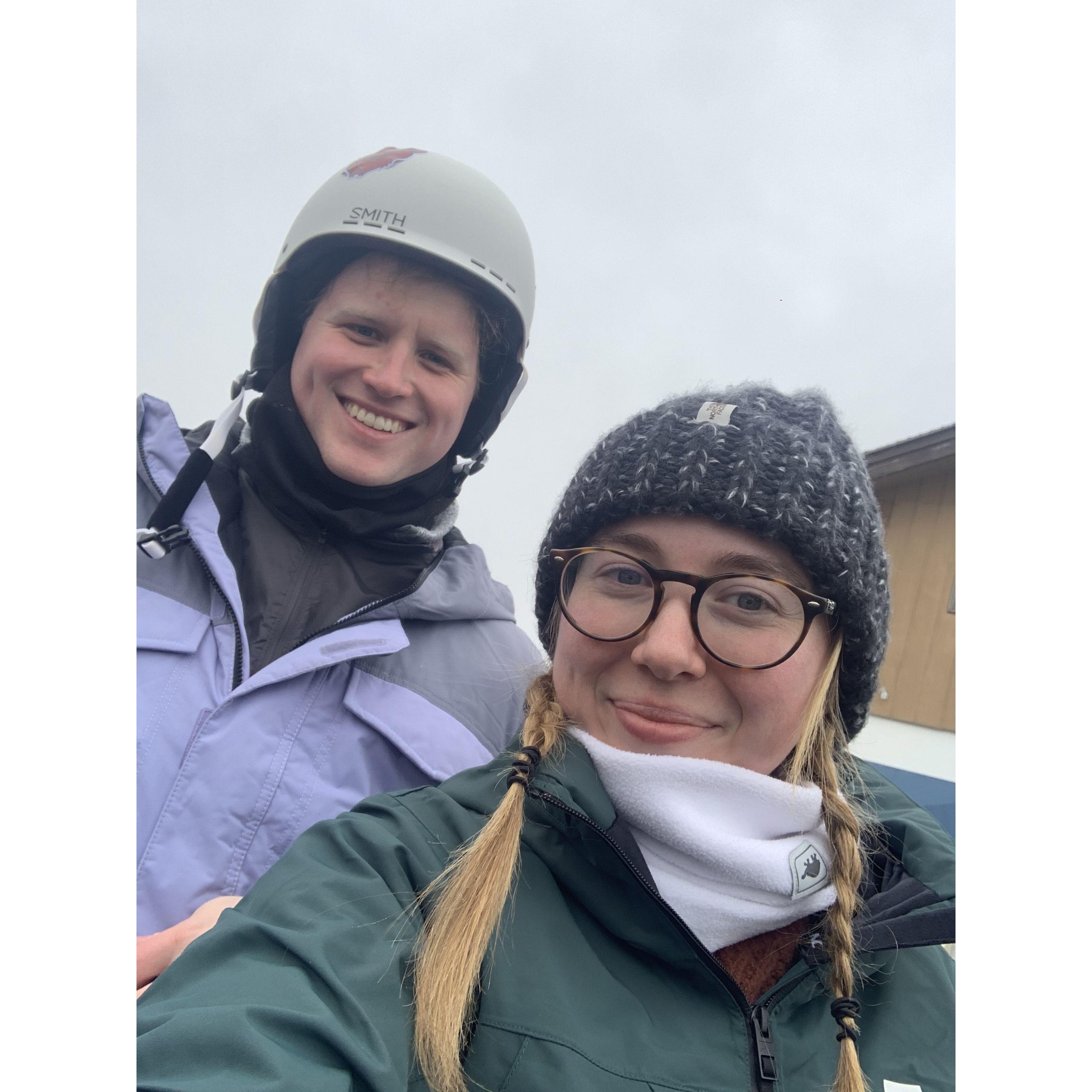 Our first ski trip (Stowe, Vermont)