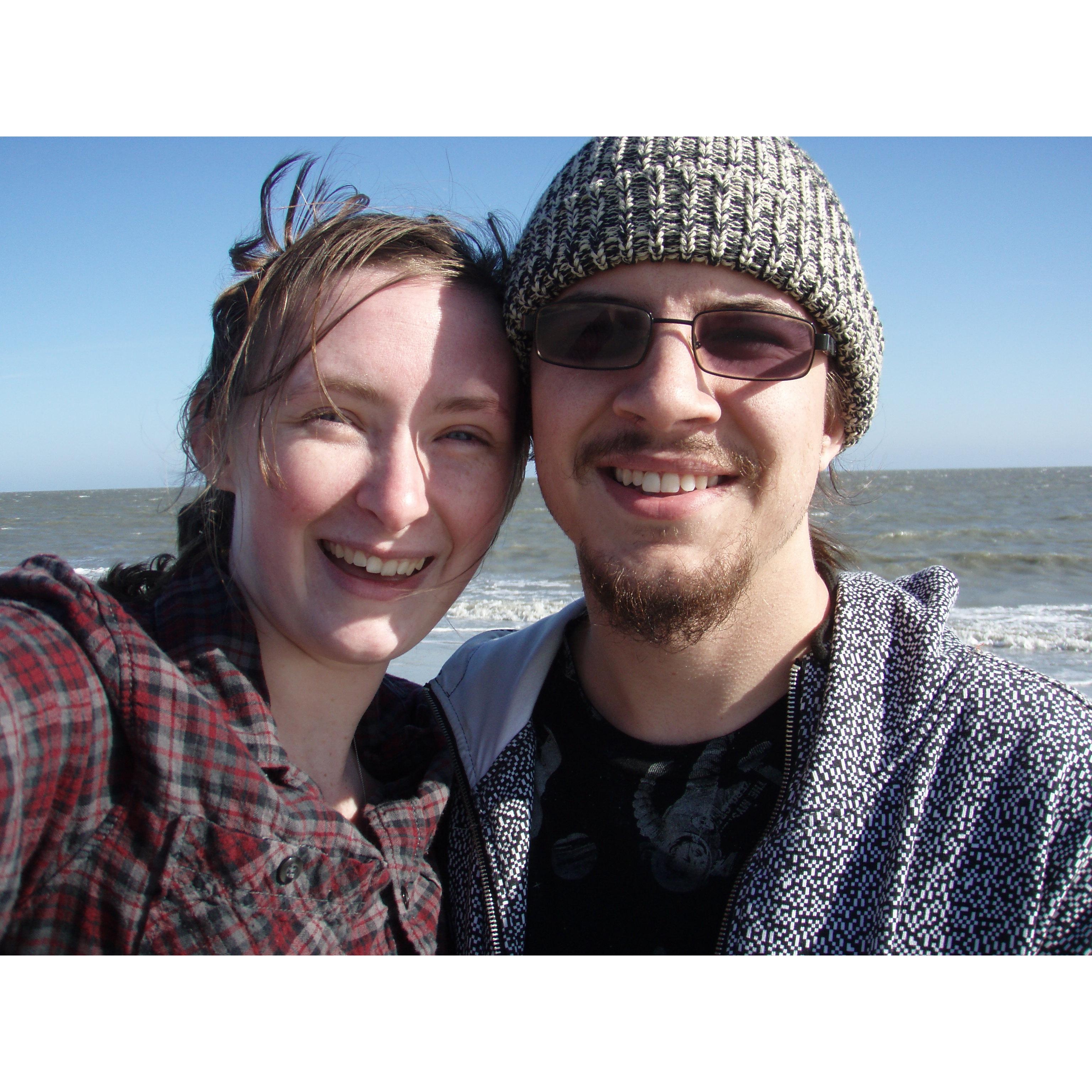December 27, 2011
Erin's first time at the Atlantic Ocean. Visiting Sam's grandparents in SC for Christmas.