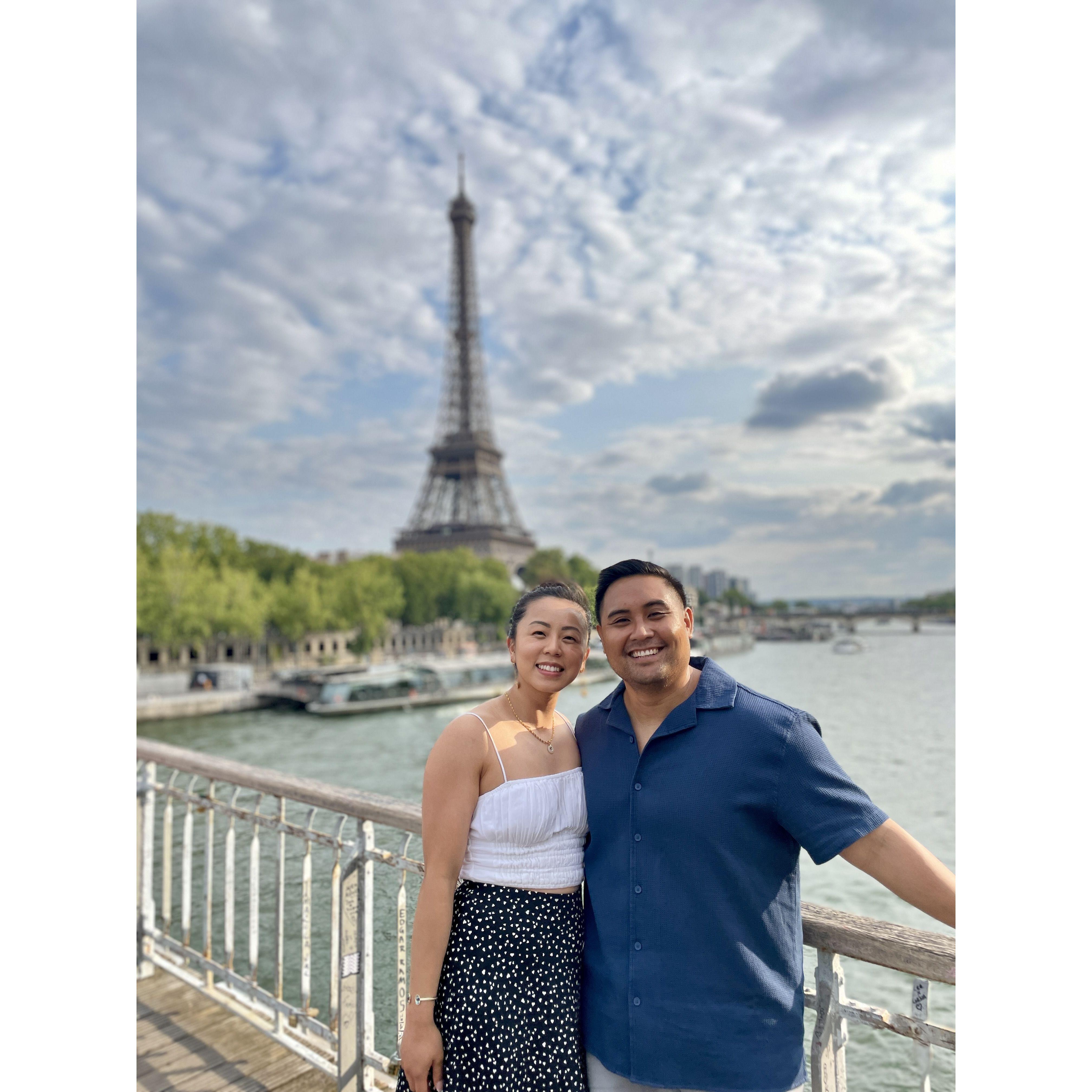 our first time in paris. still dreaming about the croissants