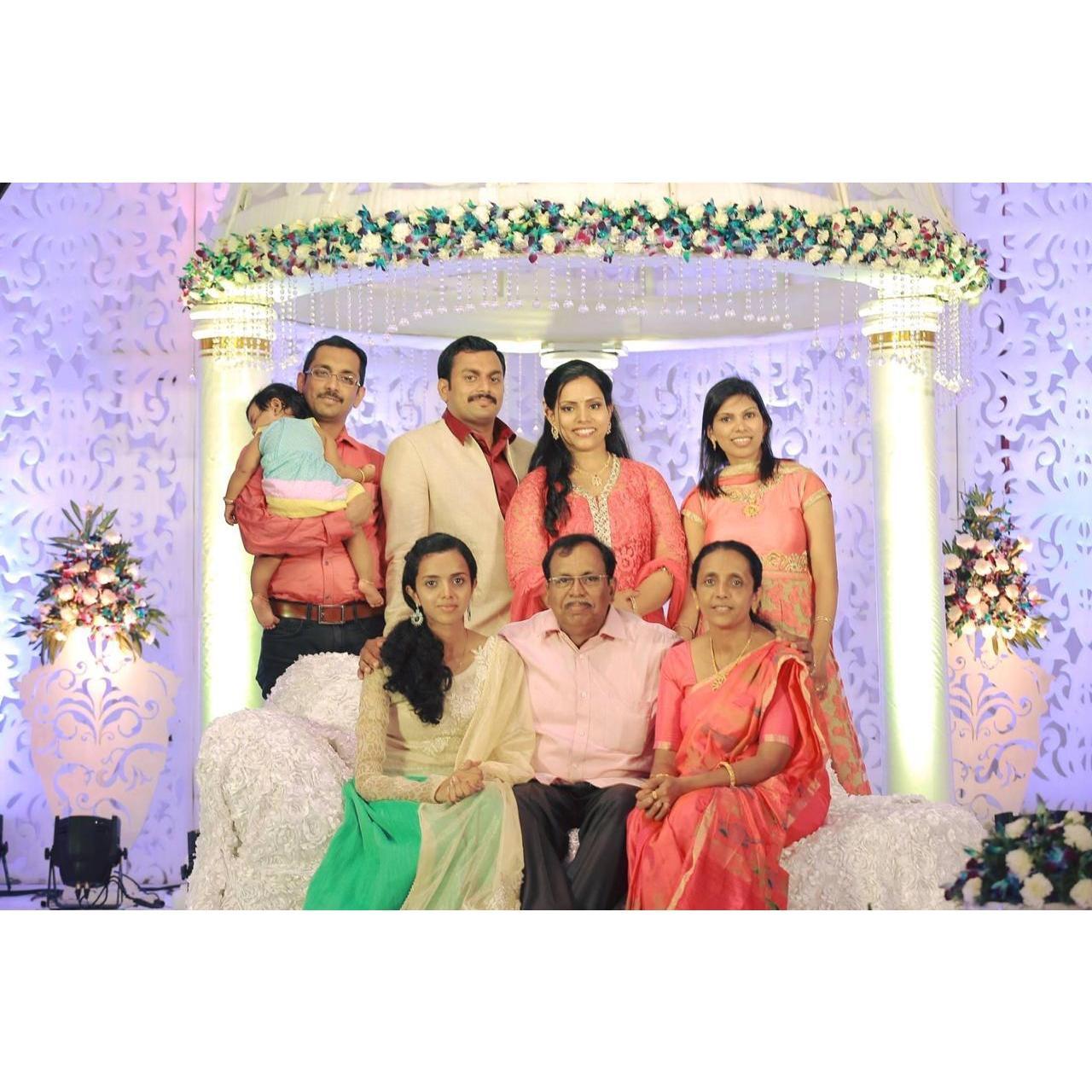 Elvin's aunt and family