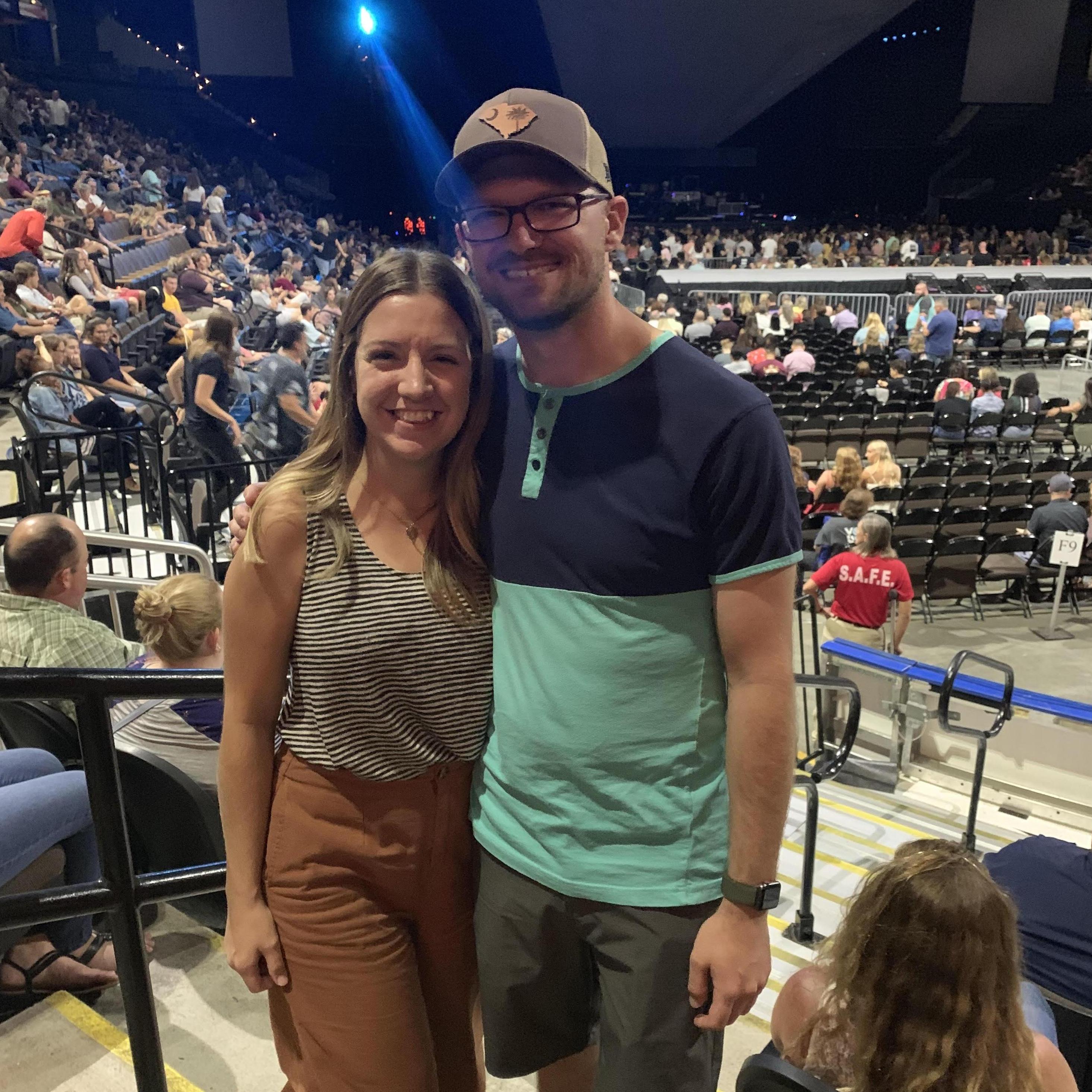 Hillsong Concert in Jacksonville. Also the day we made it "official"!