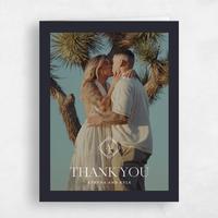 Black Wedding Thank You - Ragusa Photo