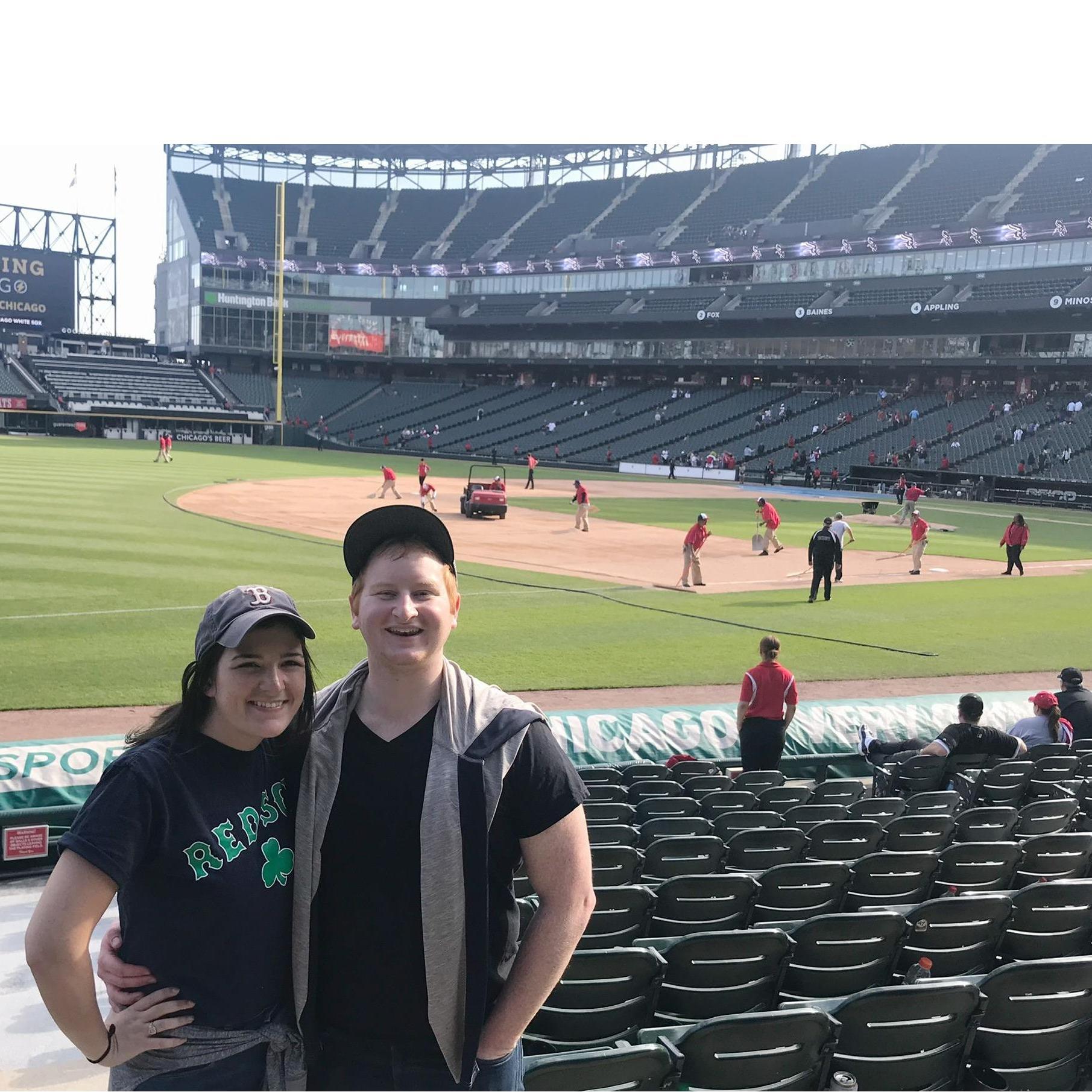 Red Sox vs. White Sox at Comiskey Park :)