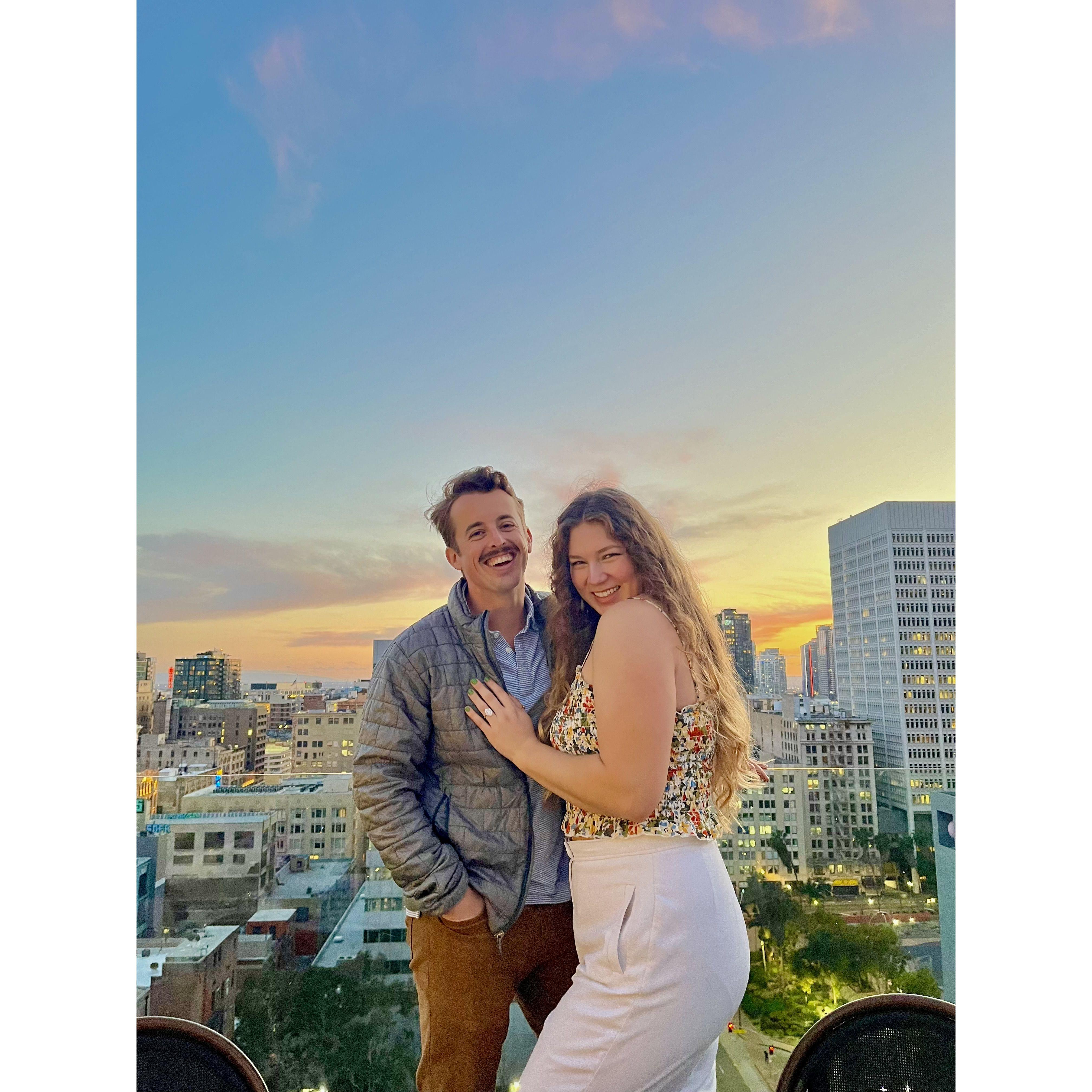 The day we got engaged 3/16/2024