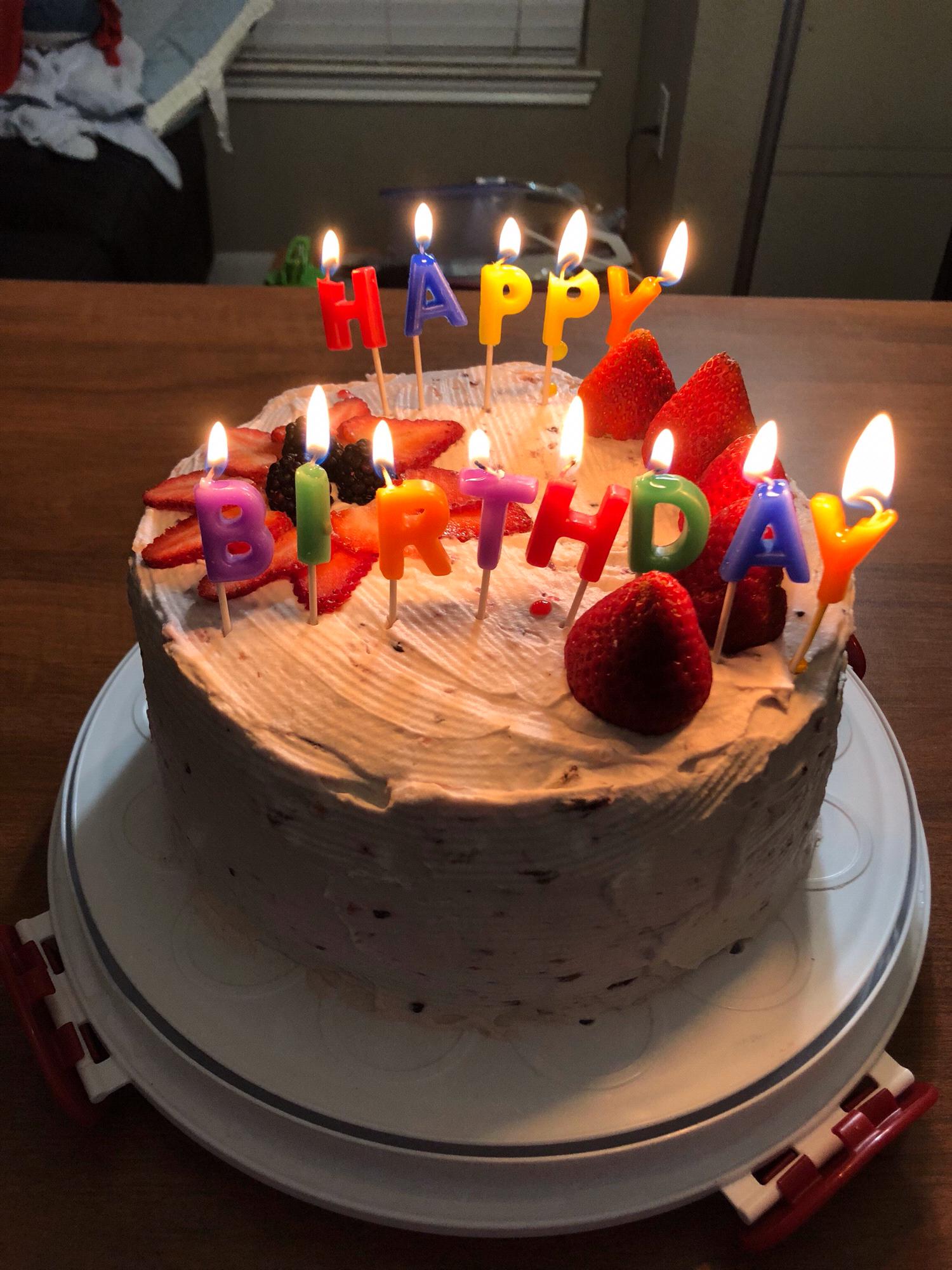 Columbus, OH // homemade birthday cake!