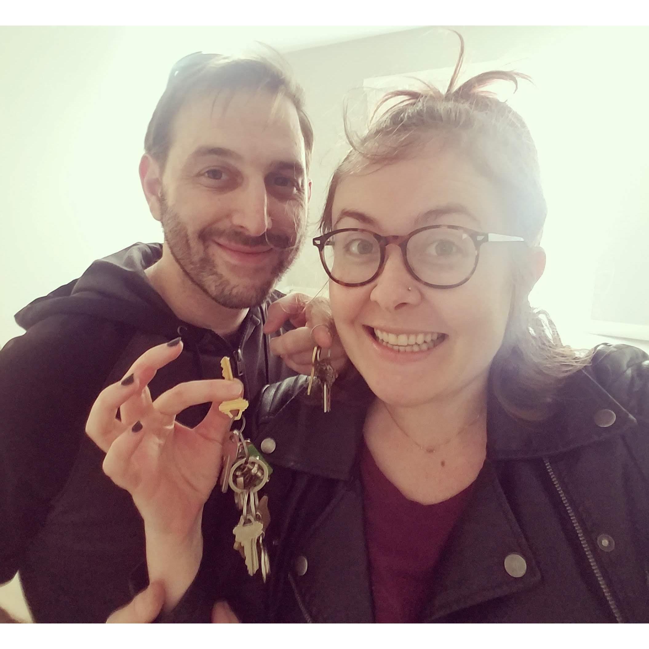 Our first apartment!