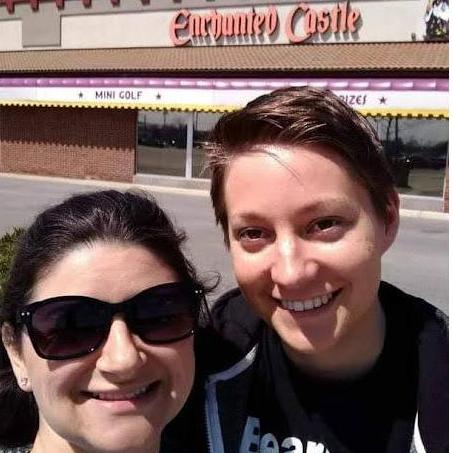 Lynn takes Lea to a staple of her childhood: Enchanted Castle in Lombard, Illinois.
