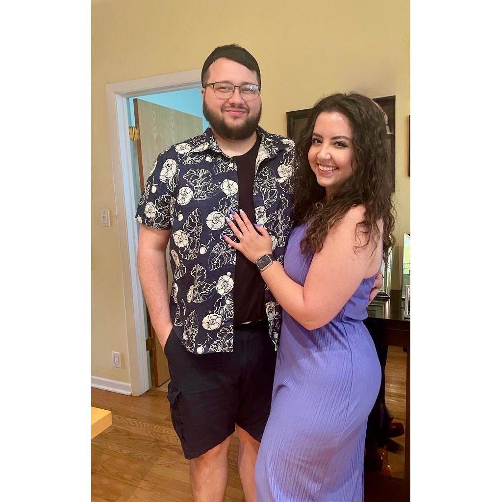 The day we got engaged!
