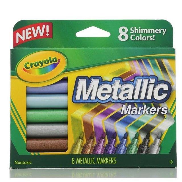 CRAYOLA LLC CRAYOLA METALLIC MARKERS 8 COLORS (Set of 3)