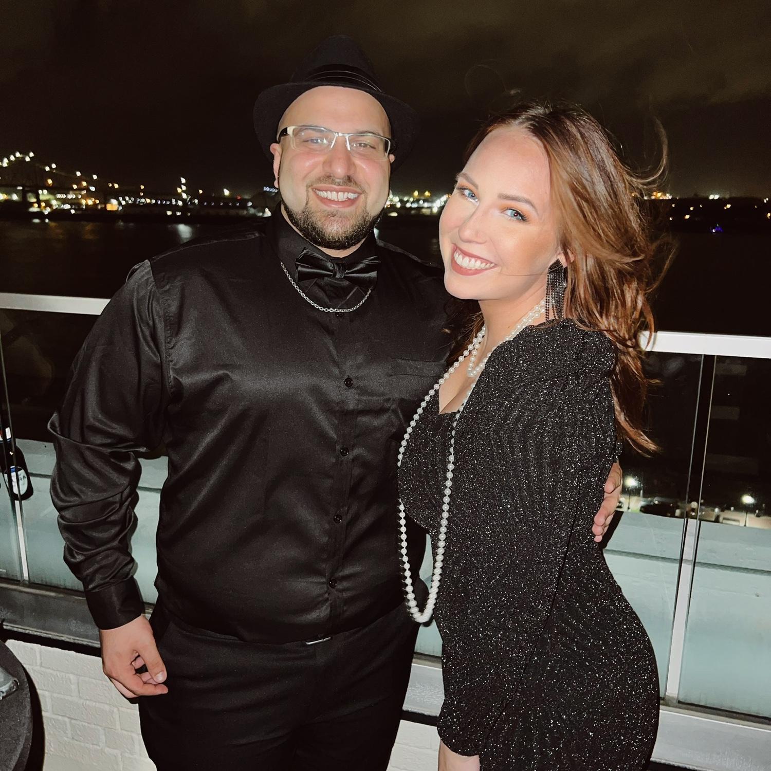 NYE Gatsby party (Sari hates this pic)