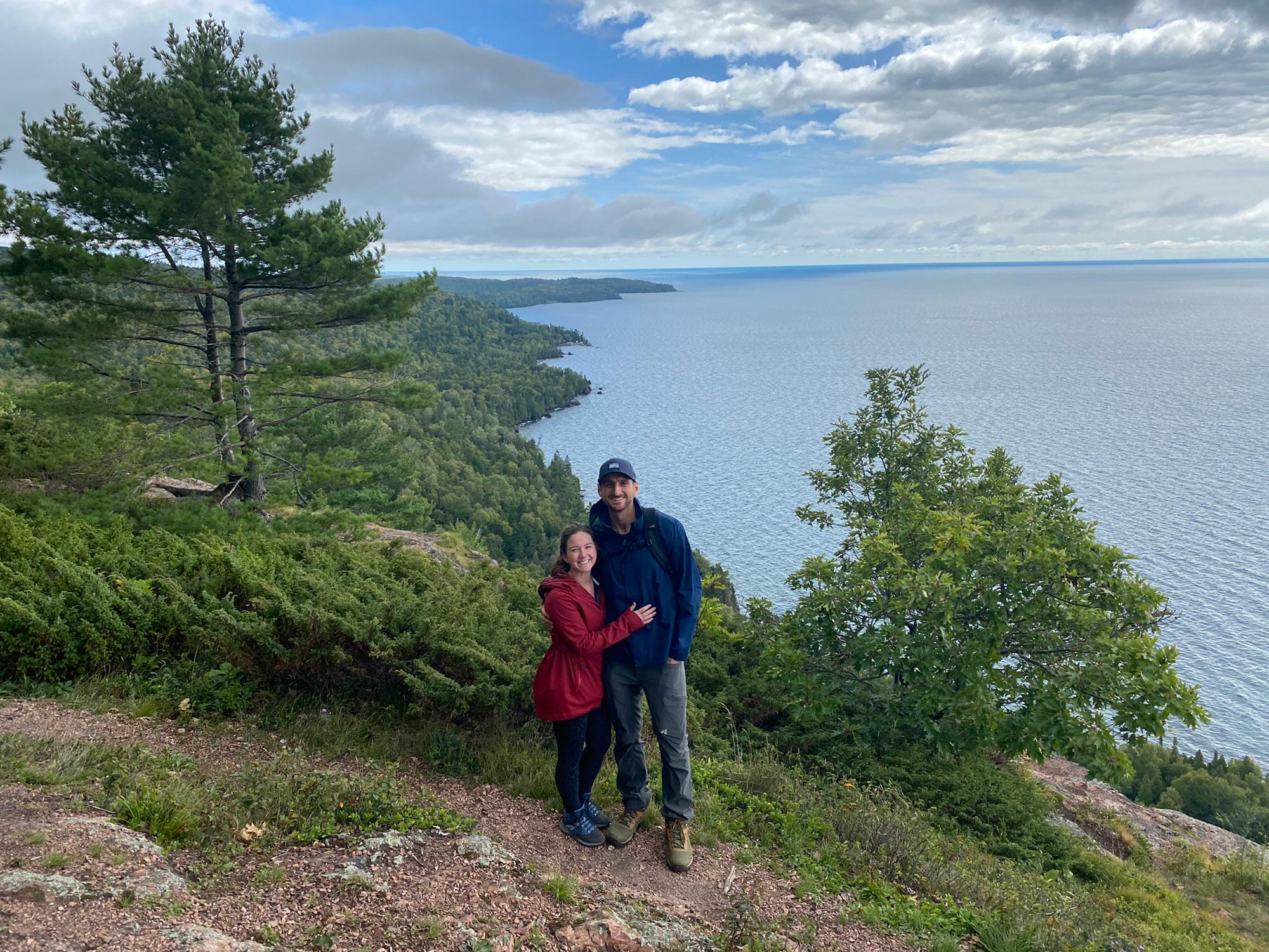 Hiking in Copper Harbor, MI