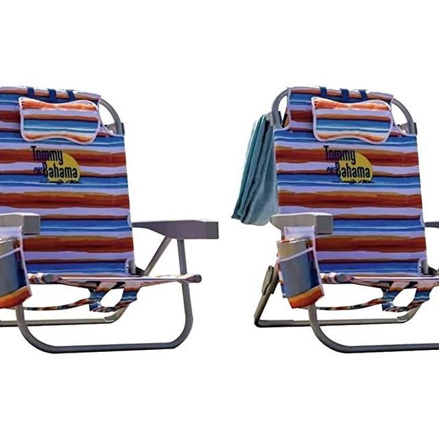 Tommy Bahama Backpack Beach Chair 2 Pack (Tropical Sunset)