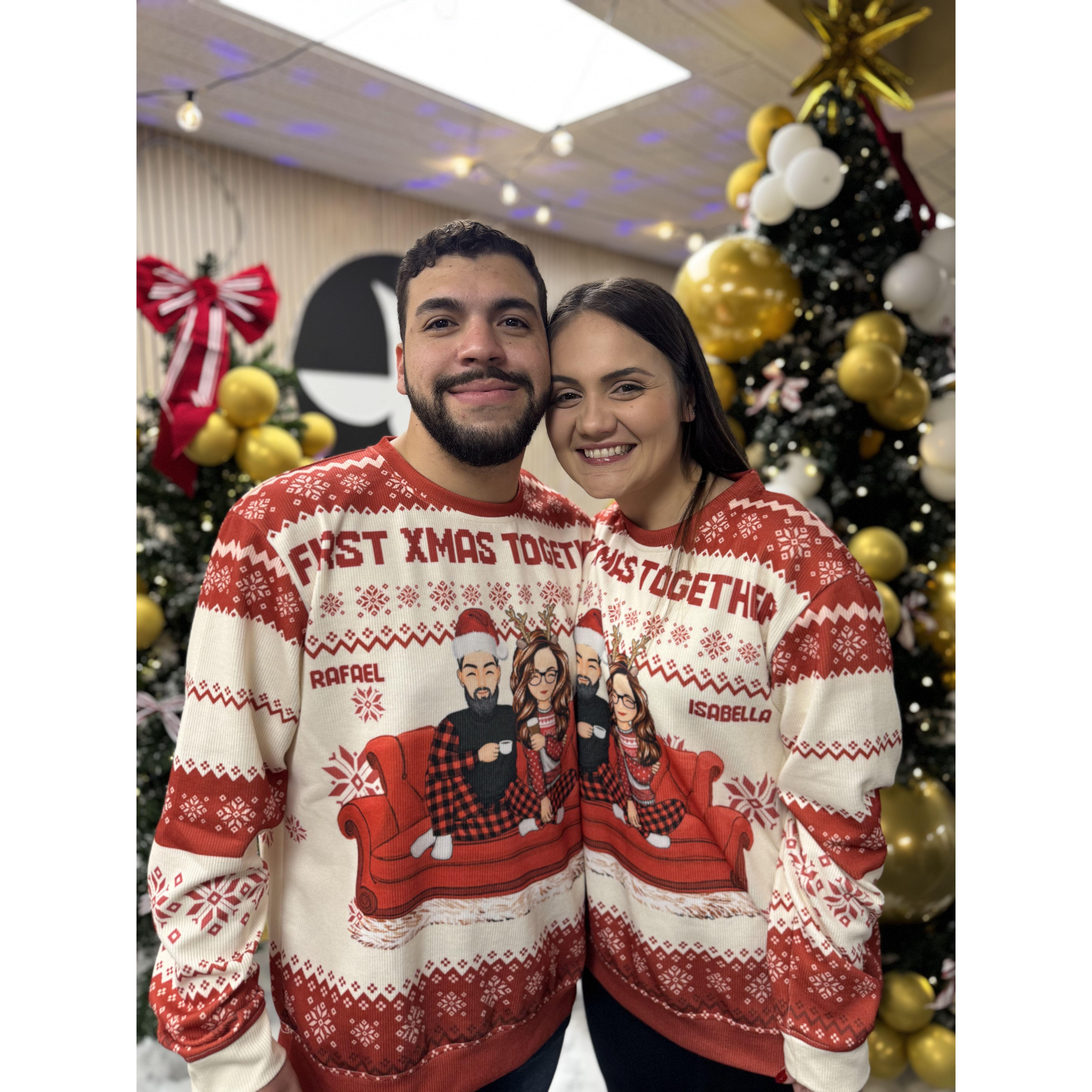 Primeir natal juntos (no últimos estávamos nos conhecendo ainda e só na paquera), foi ainda mais especial porque conheci meu sogro e minha sogra nesta época. Dez, 2024