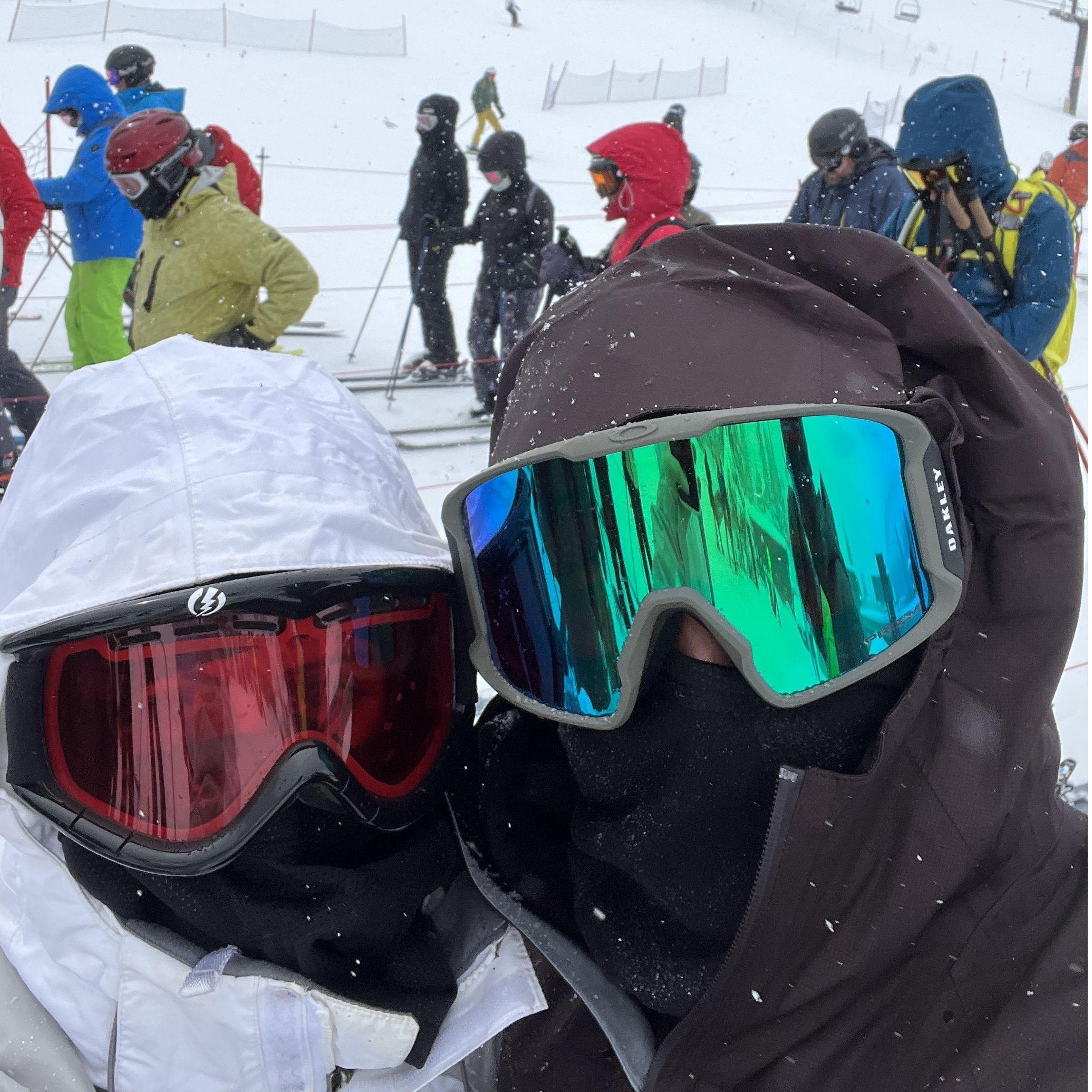 Snowboarding in Mammoth.