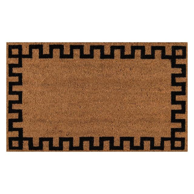 1'6"X2'6" Geometric Woven Door Mat Natural - Erin Gates By Momeni