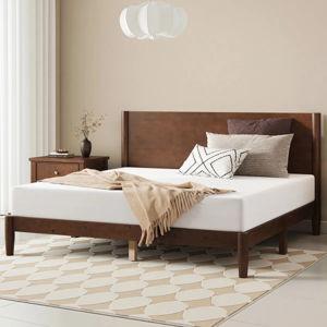Wooden Bed Frame - Black Walnut, Queen