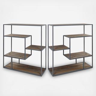 Bryan Keith Industrial Decorative Book Case