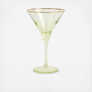 Rainbow Martini Glass, Set of 4