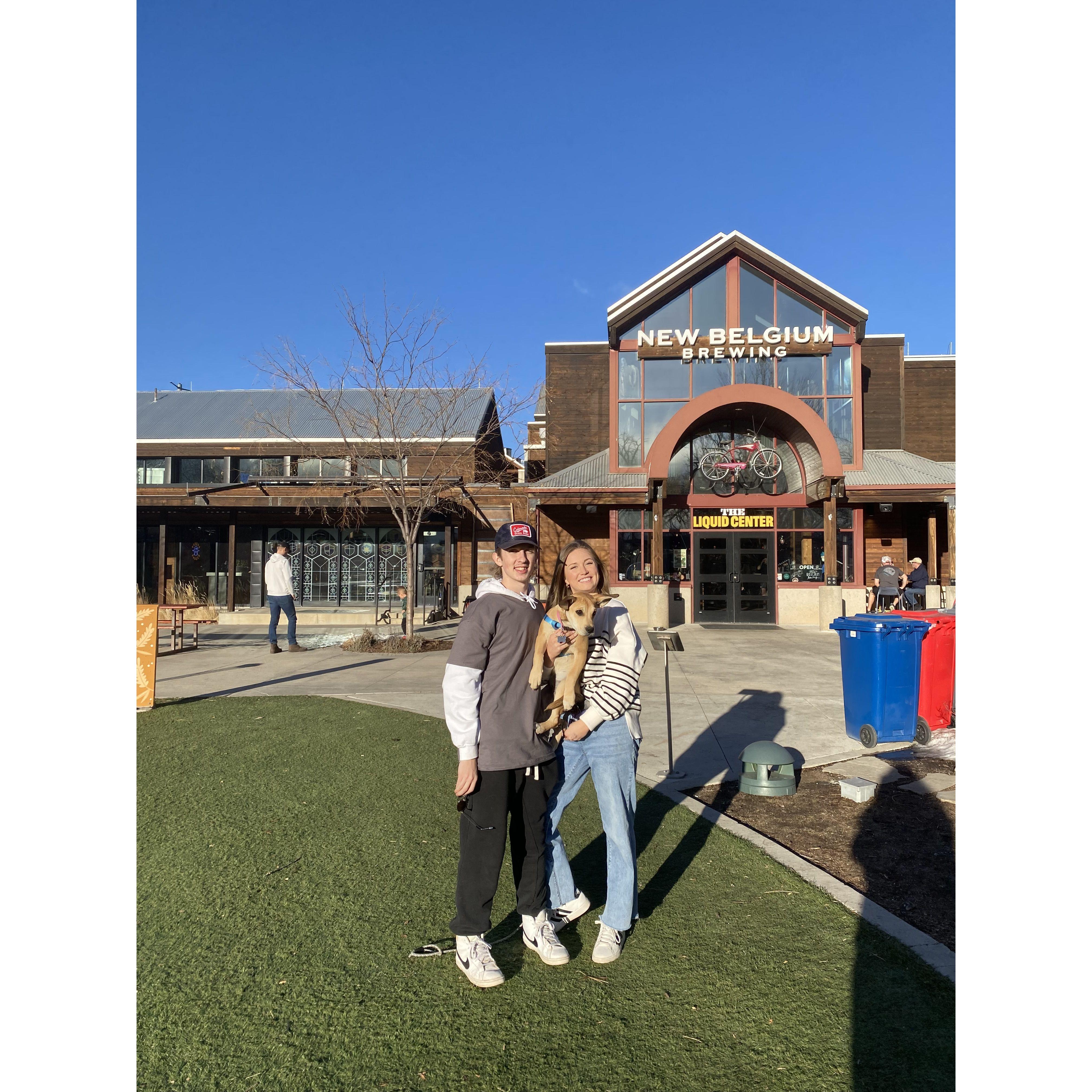 February 5th, 2025 - Celebrating Maddie's 23rd at New Belgium.