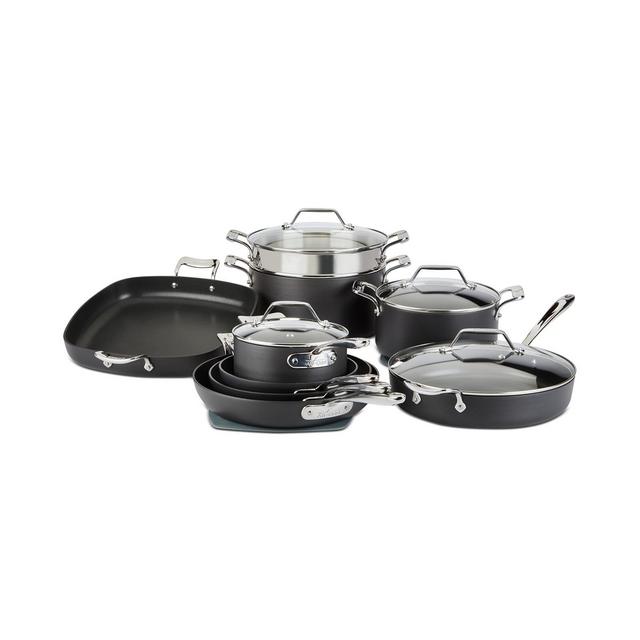 All-Clad Essentials 15-Pc. Hard-Anodized Nonstick Cookware Set
