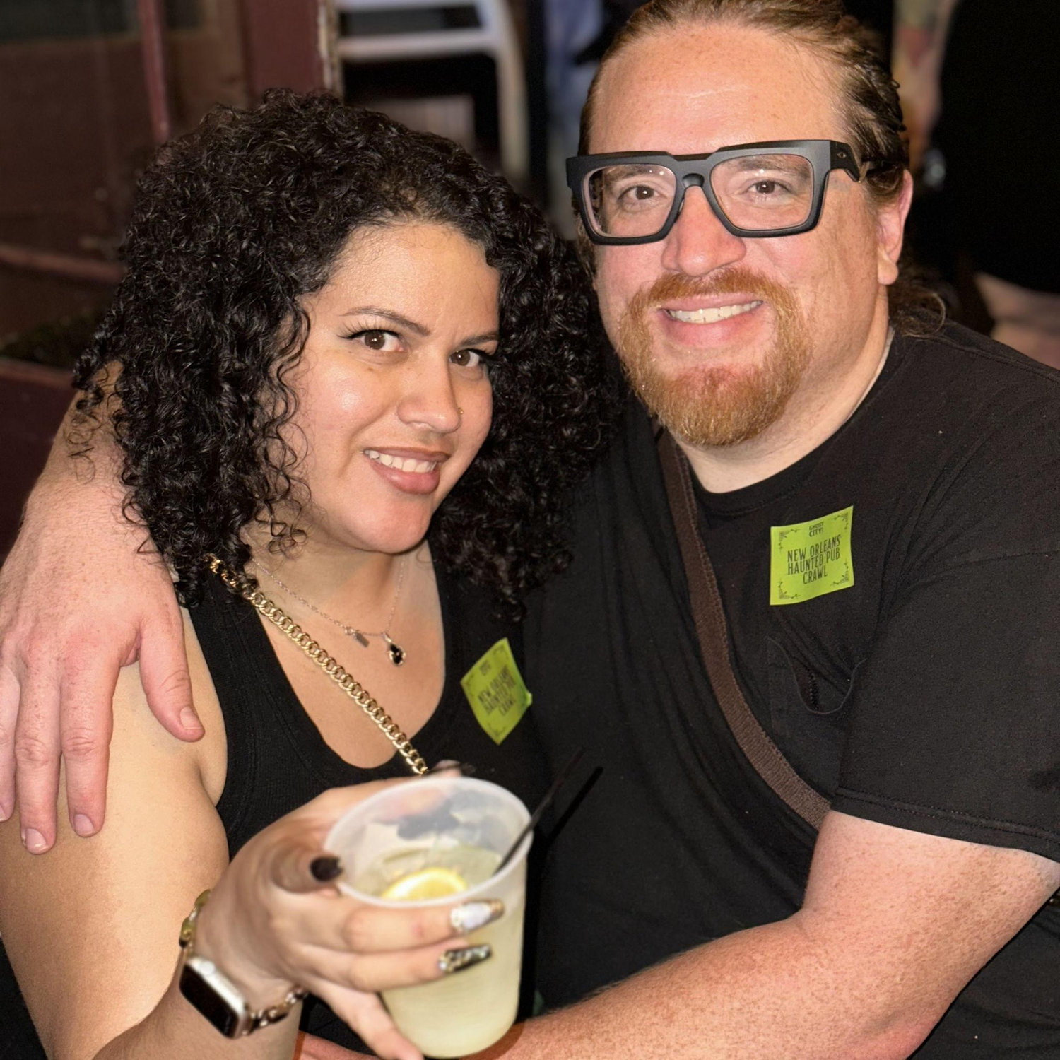 Haunted Pub Crawl in New Orleans. April 2025, just days before Chris proposed.