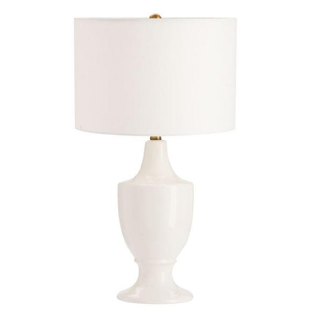 Emilie Accent Lamp, Ivory