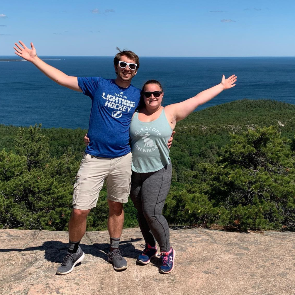 Hiking at Acadia National Park, 2021