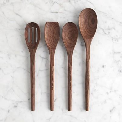 Williams Sonoma Wood Spoons, Set of 4, Walnut