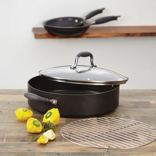 Advanced Nonstick Covered Braiser with Rack
