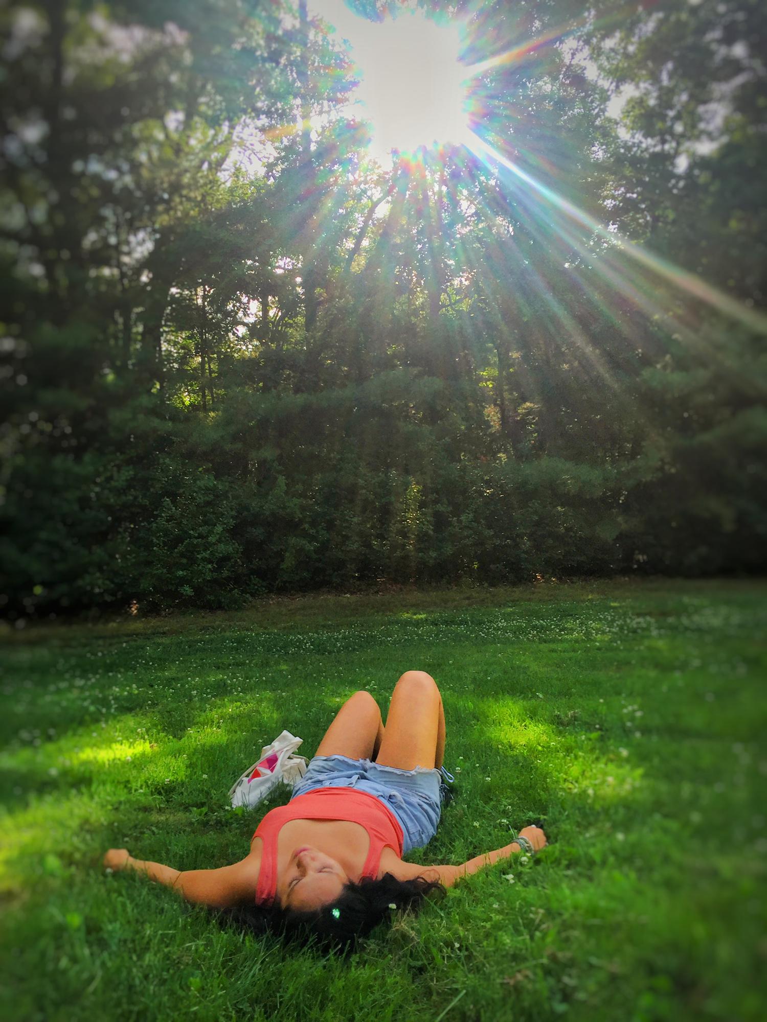 I can always count on Paul to take the most flattering photos of me in the most random places.