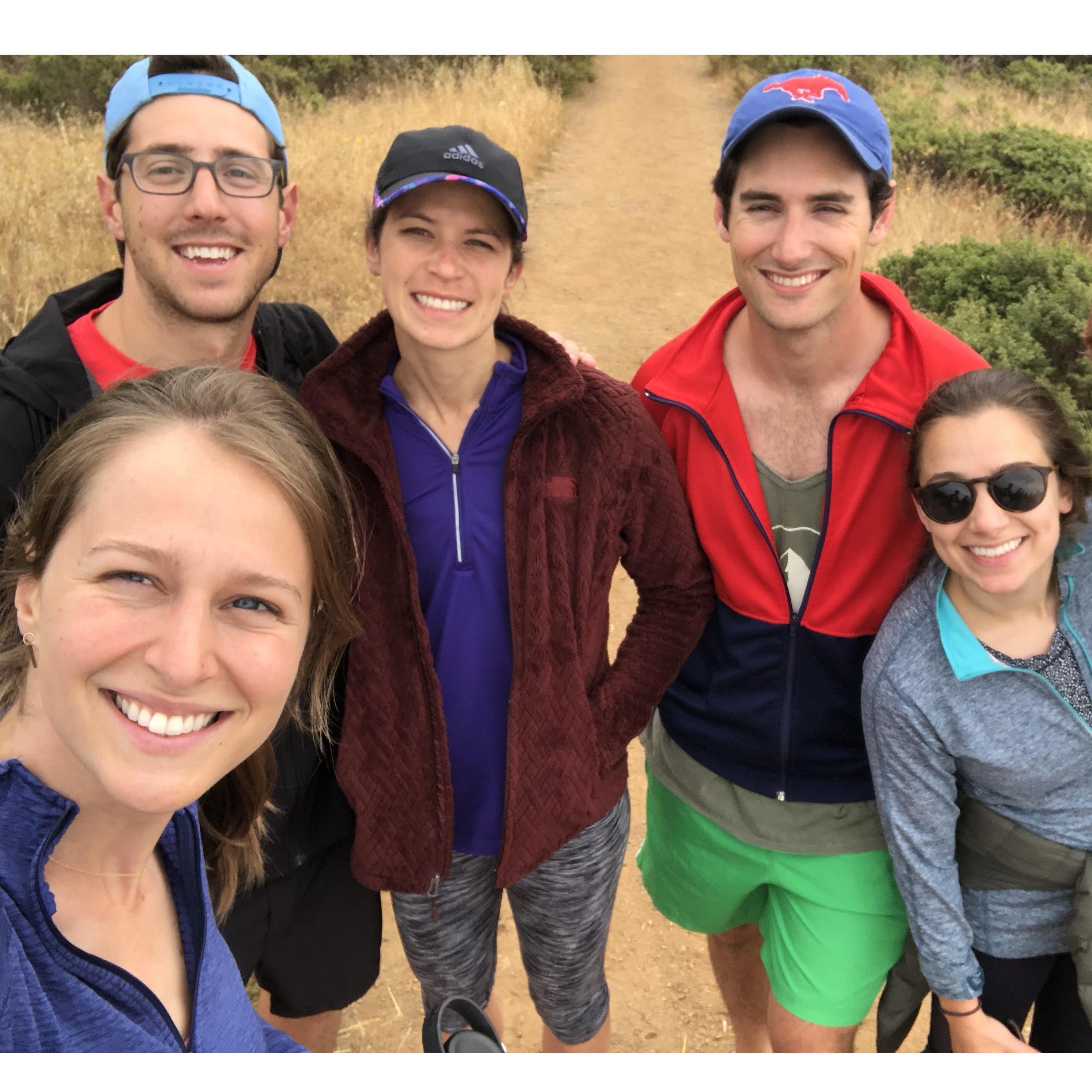First time the whole sryimnotsry crew and +1s were together | Stinson Beach, CA