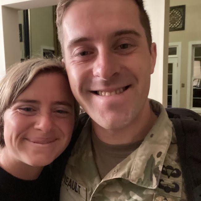 A quick 24hr reunion after four months apart and John was back to work