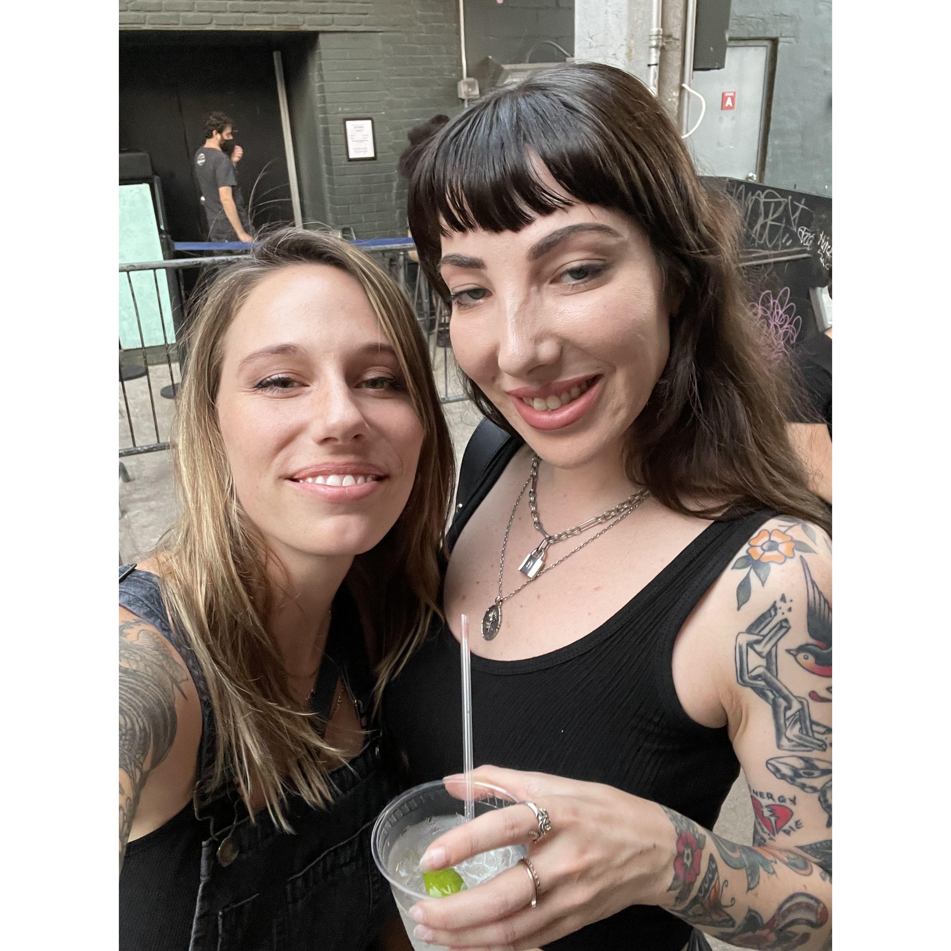 Me and Mel! We met in the bathroom line in college and have been besties ever since