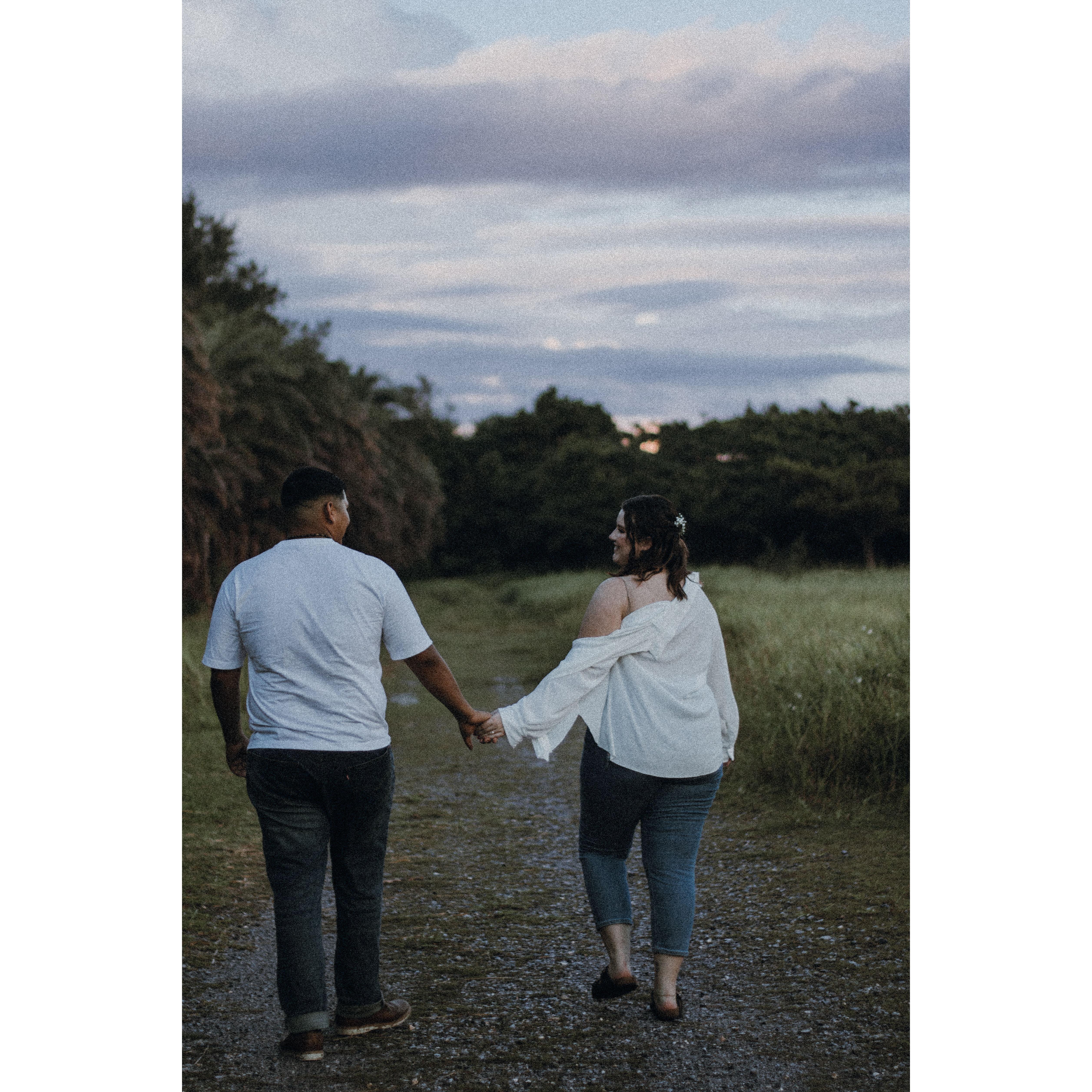 Never posted — engagement shoot 🤍