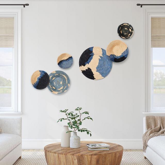 Coastal Blues Large Wall Bowls Set