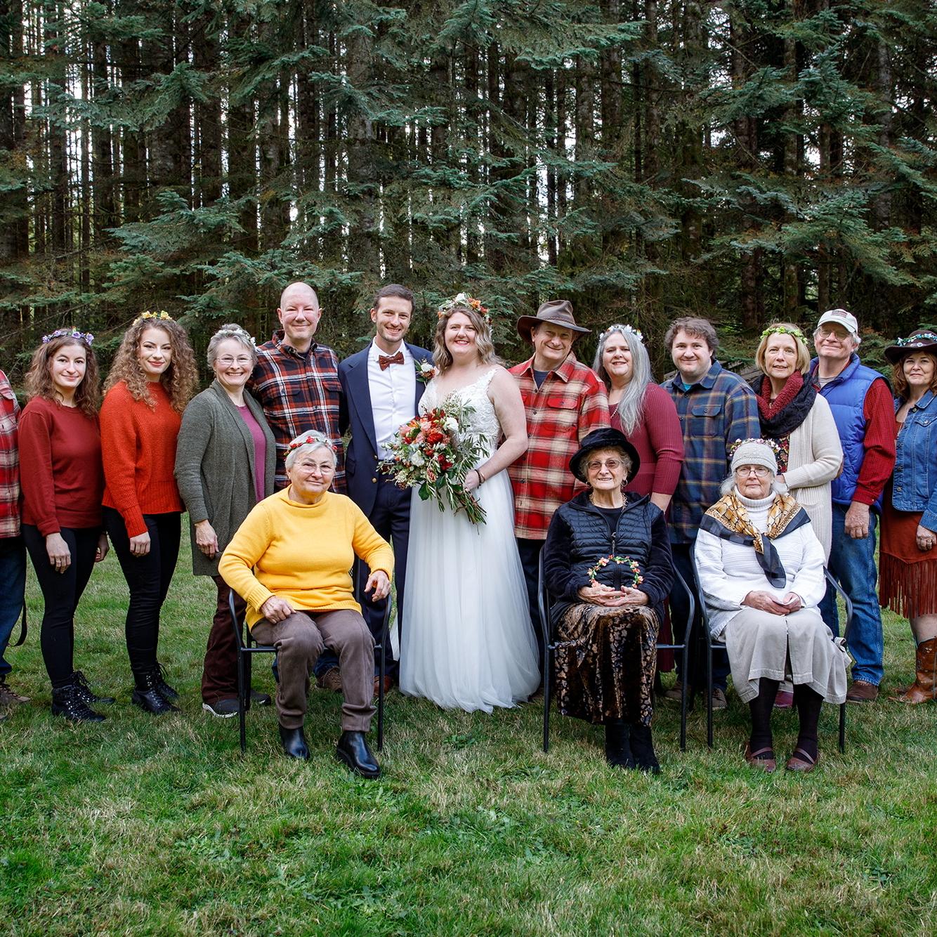 We were able to have our parents, siblings, grandmas, Uncle Dale (officiated) and Aunt Lori, Uncle Robert and Aunt Marybeth and Uncle Marius.
We are happy that times have changed.