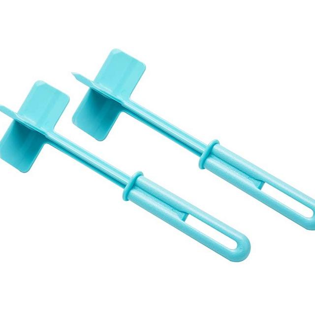Mind Reader Meat Chopper Spatula, Heat Resistant Kitchen Tool for Mixing, Cutting, Mashing, Dicing Ground Beef, Avocado, Pack of 2, Nylon, Medium, Light Blue