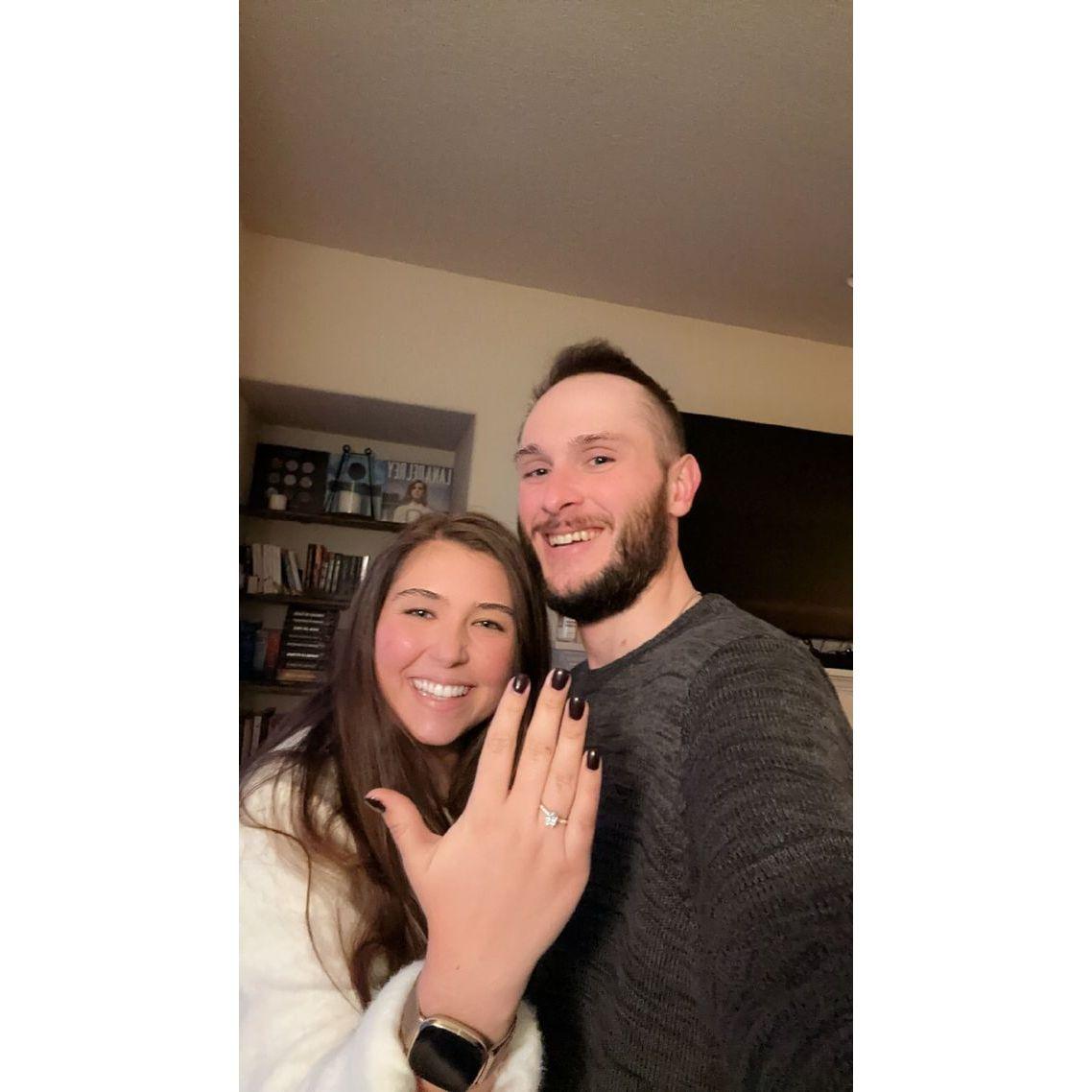 The night of the proposal!
