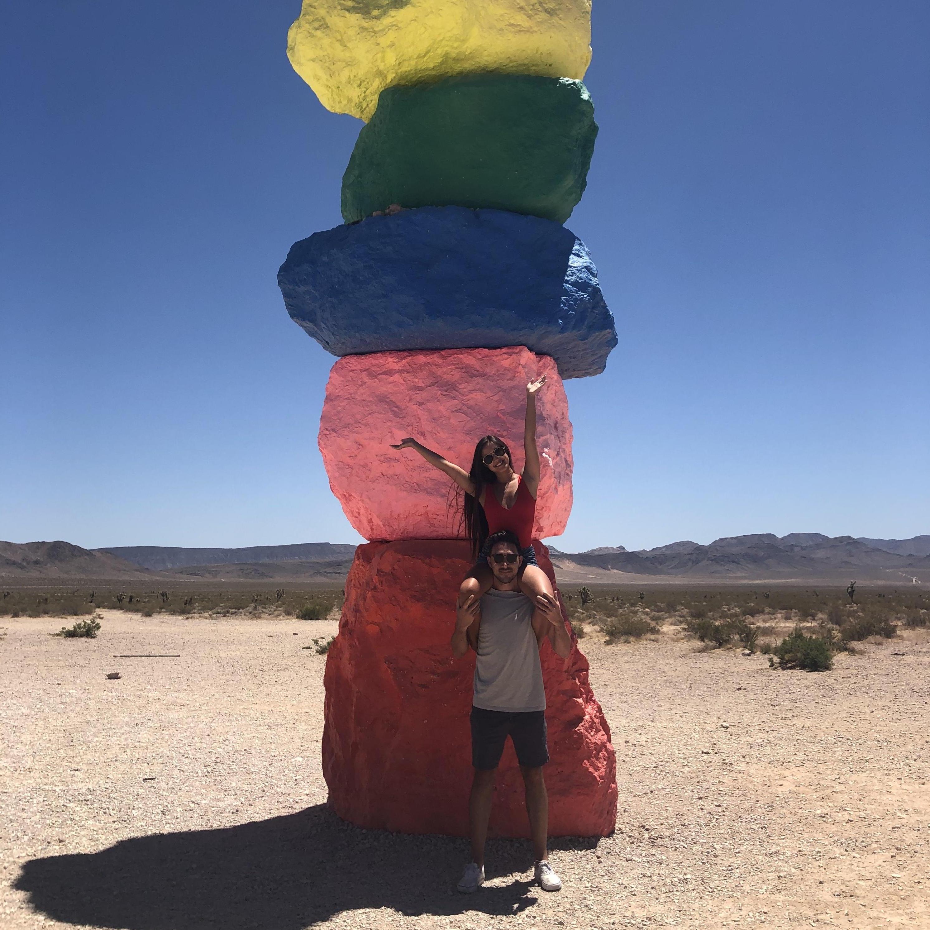 Our first trip together.. went to Vegas 12 days after we met and we were already in love.