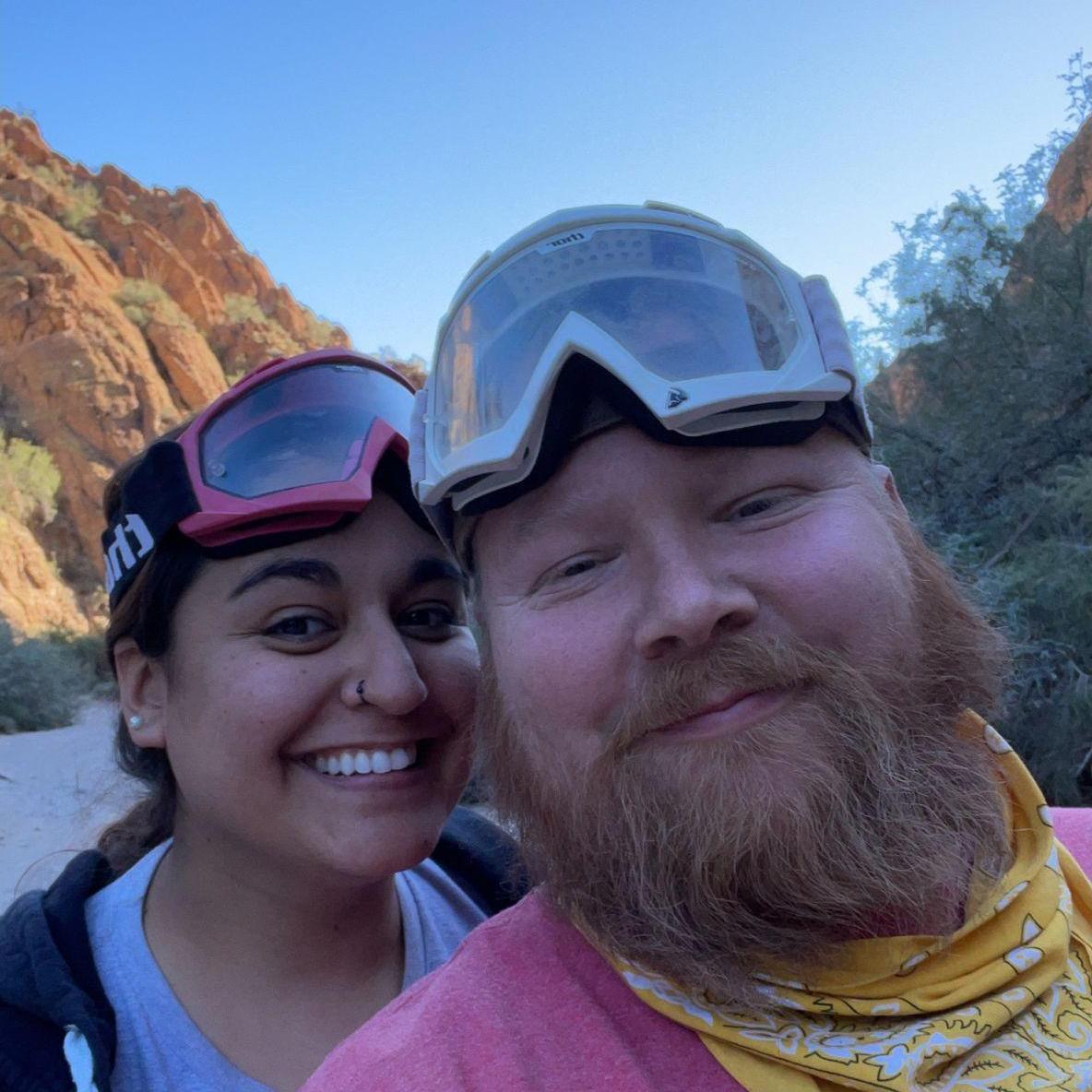 We love to ride the dirt roads!